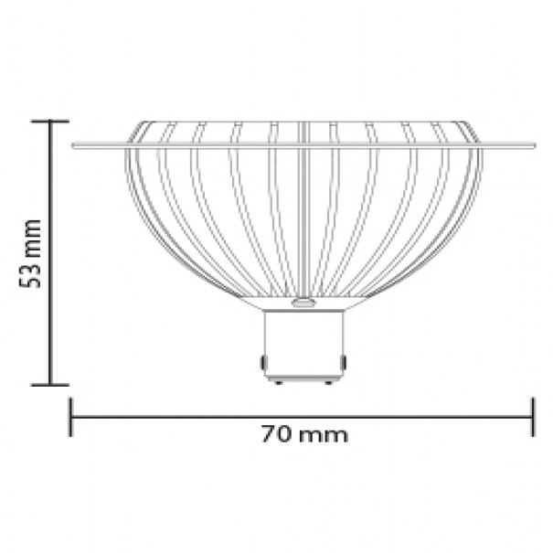 LAMPADA SUPERLED AR70 - 7W